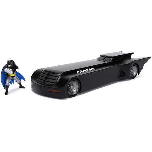 DC Comics Batman Animated Series Batmobile & Figure 1:24 scale diecast metal 30916 **