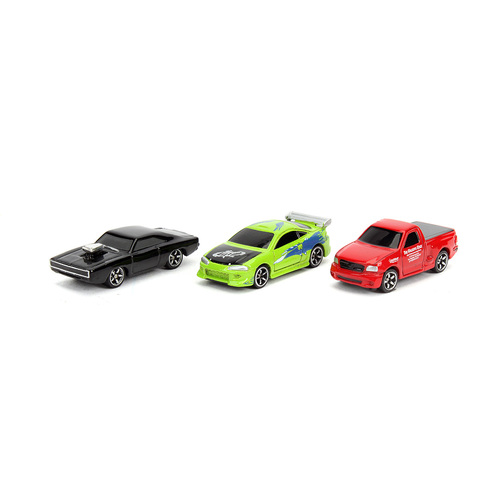 Fast & Furious Jada Nano Vehicle 3 Pack - Charger/Eclipse/Lightning