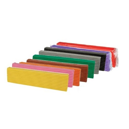 Plasticine One Colour Slab Assorted PLA01000