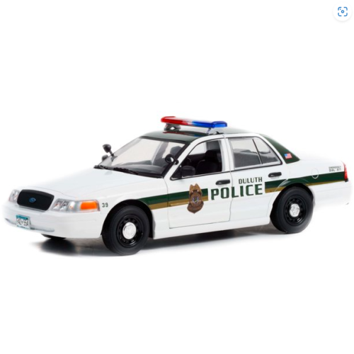 Greenlight Collectibles "Fargo" 2006 Ford Crown Victoria Interceptor Duluth Minnesota Police Car 1:24 Scale 84153