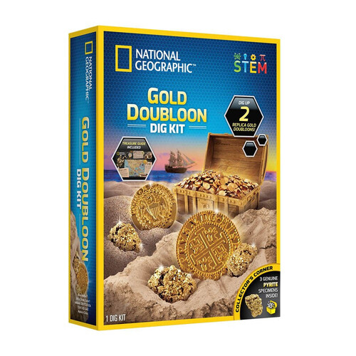 National Geographic Gold Doubloon Dig Kit RTNGDOUBDIG