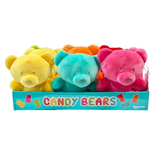 Candy Bears 25cm Assorted Colours; One Supplied
