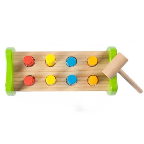 Fat Brain Toy Co Wooden Pound & Tap Hammer Bench FB274