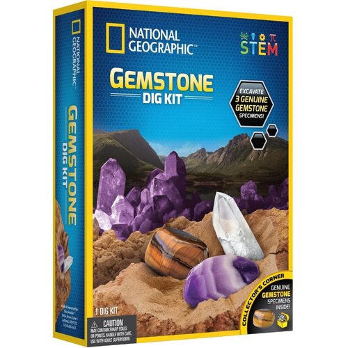 National Geographic Gemstone Mini Dig Kit 