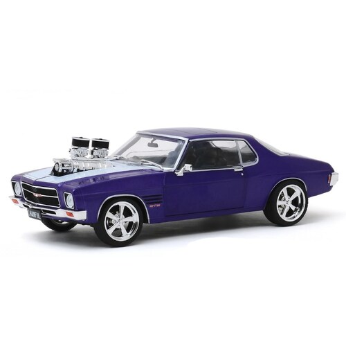 Greenlight 1973 Holden HQ GTS Monaro "Hanful" Custom Purple 1:24 scale diecast DDA201