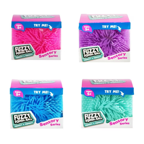 Trend Hub Fuzzy Squish Ball Assorted Colours; One Supplied 01806 **