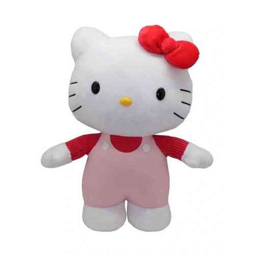 Hello Kitty Medium Plush Pink Overalls 24408