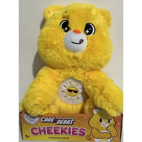 Care Bears Cheekies 9" Plush - Funshine Bear 26389