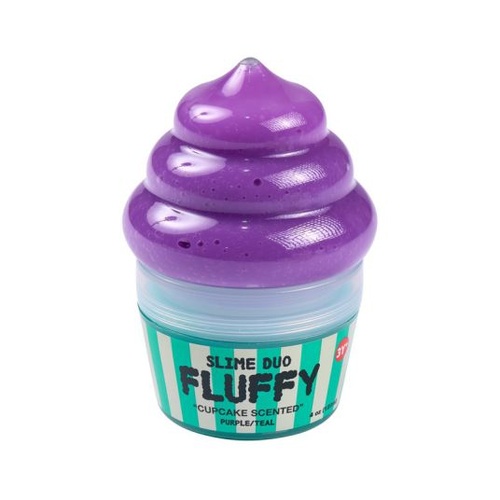 J'adore Fluffy Duo Slime 854571 [Colour: Purple/Teal]
