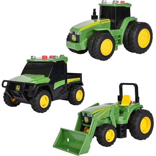 John Deere Light & Sound Mini Tractors 3 Pack 470374
