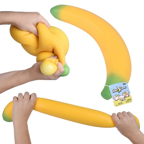 Toymendous Laffy Snacks Giant Squishy Banana Sensory Toy 470401