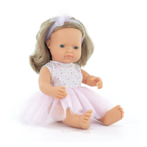 Miniland My Friends & Me 38cm Dark Blonde Caucasian Girl Doll N33208