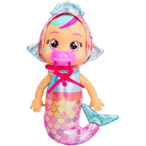Cry Babies Tiny Cuddles Mermaids - Melody (Green/Pink Hair) IMC9084