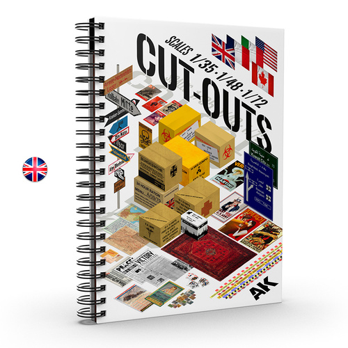 AK Interactive Model Builders Cut-Outs 1/35, 1/48, 1/72 Scale 130035