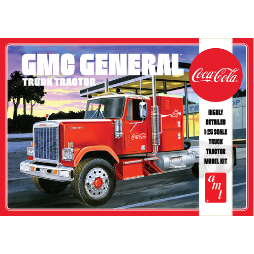 AMT 1976 GMC General Truck Tractor Coca Cola 1:25 Scale Model Kit 1179