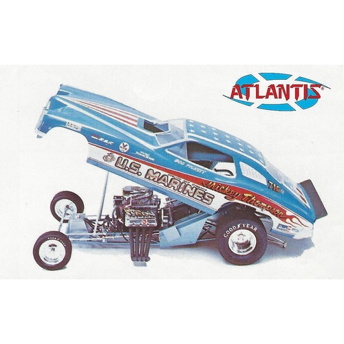 Atlantis 1:16 Mickey Thompson Marines Funny Car Plastic Model Kit AMCH1499