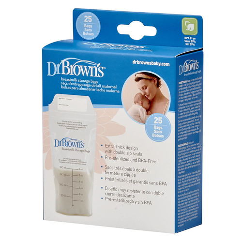 Dr Brown's Breast Storage Bags 25 Pack 4005