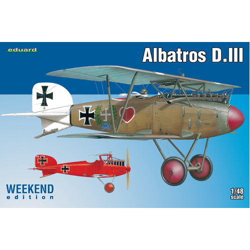 Eduard Albatross D.III 1:48 Scale Model Kit 8438