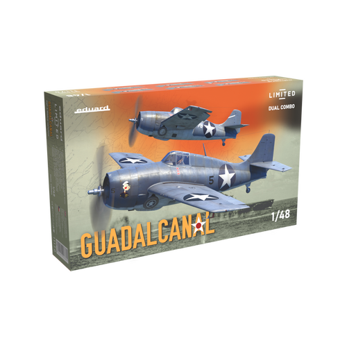 Eduard GuadalCanal Dual Combo F4F-4 Wildcat 1:48 Scale Model Kit 11170