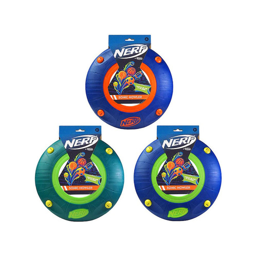 Nerf Sonic Howler Frisbee Assorted Colours Single 920176