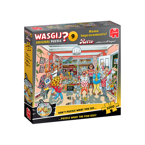 WASGIJ? Original Retro #9 Home Improvements! 1000pc Puzzle JUM00502
