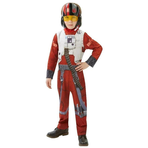 Rubies Deerfield Star Wars Classic Poe X-Wing Fighter Child Costume Size: 5-6yrs 620264M**
