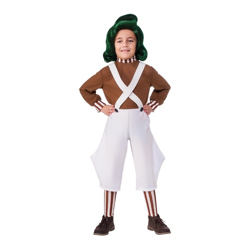 Rubies Deerfield Willy Wonka & The Chocolate Factory Oompa Loompa Child Costume Dress Up 8-10yrs 620934