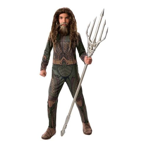 DC Comics Justice League Aquaman Classic Costume Size 8-10 Years 630976