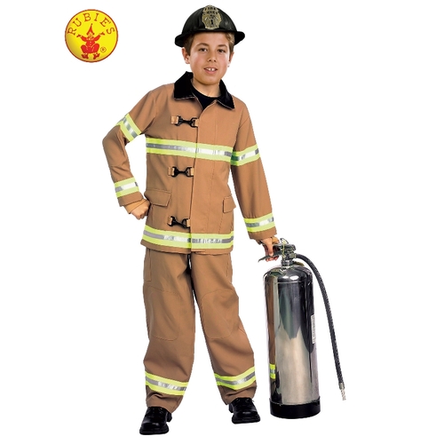 Young Heroes Fire Fighter Deluxe Child Costume [Size: 5-7yrs] 882703M