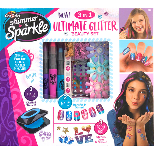 Shimmer N Sparkle Ultimate Glitter Beauty Set 65501