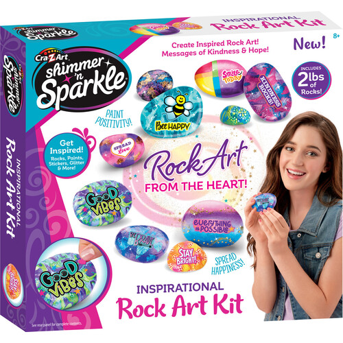 Shimmer N Sparkle Inspirational Rock Art Kit 65520