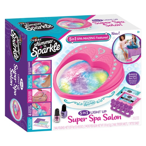 Cra-Z-Art Shimmer 'n Sparkle 5 in 1 Super Spa Salon 65628