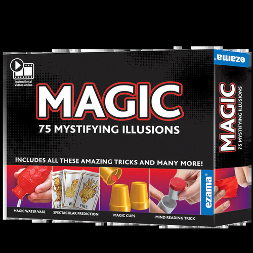 Ezama Magic 75 Mystifying Illusions Magic Trick Set 7600