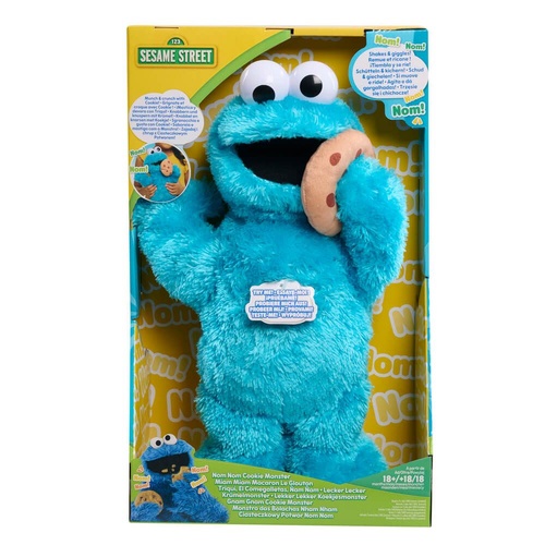 Sesame Street Electronic Nom Nom Cookie Monster Plush JPSS57844