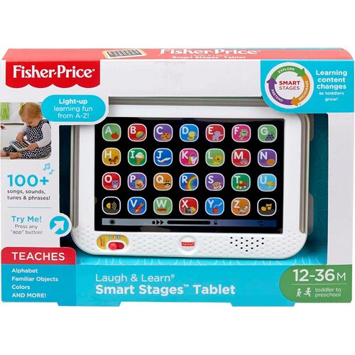 Fisher Price Laugh & Learn Smart Stages Tablet - White CHC74
