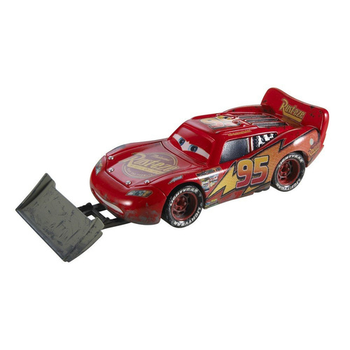 Disney Pixar Cars Diecast Singles 1:55 - Lightning McQueen with Shovel DXV29