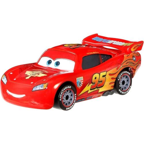 Disney Pixar Cars Diecast Singles 1:55 - Lightning McQueen with Racing Wheels DXV29