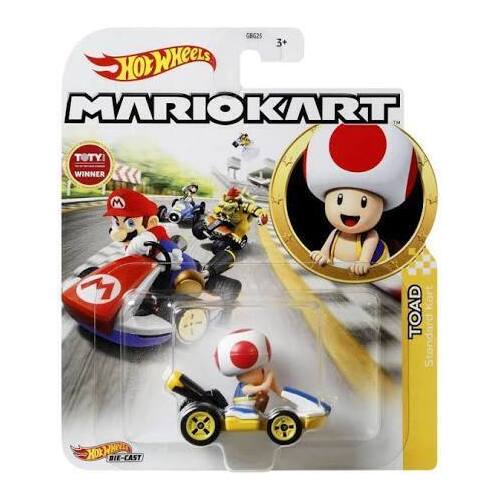 Hot Wheels Mario Kart Toad Standard Kart GBG25