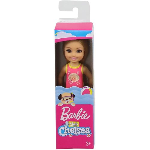 Barbie Club Chelsea Beach Sea Shell Swimsuit Doll GLN73