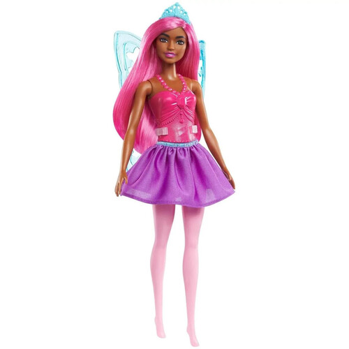 Barbie Dreamtopia Fairy Doll Pink Hair Blue Wings FWK85