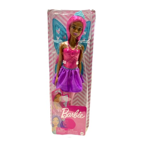 Barbie Dreamtopia Fairy Doll Pink Hair Blue Wings FWK85