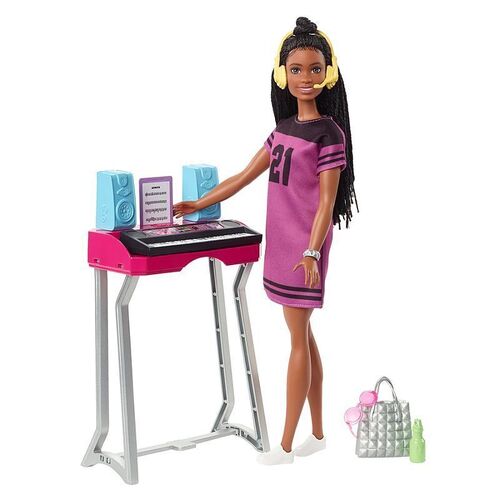 Barbie Big City Dreams Brooklyn Barbie Doll Music Studio Playset