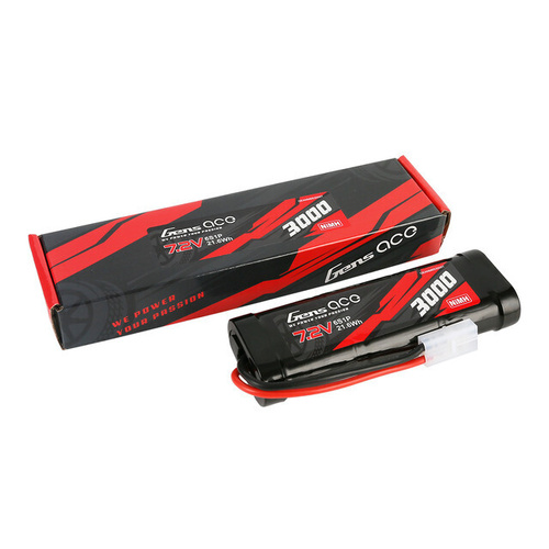 Gens Ace 6S 3000mAh 7.2V Soft Case NiMH Battery (Tamiya) GEANM6S3000T