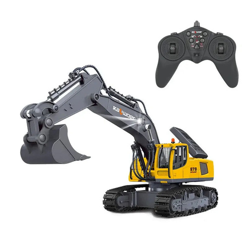 Kaliwo 1:18 Scale R/C Excavator - Yellow HN13550 -Y