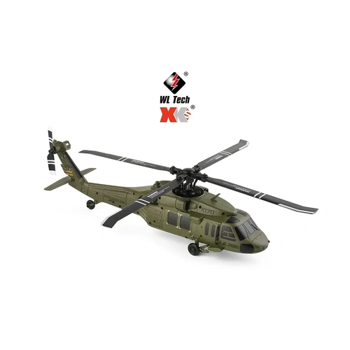 WL Toys 2.4G UH-60L Black Hawk Helicopter 1/72 scale R/C WL-K170
