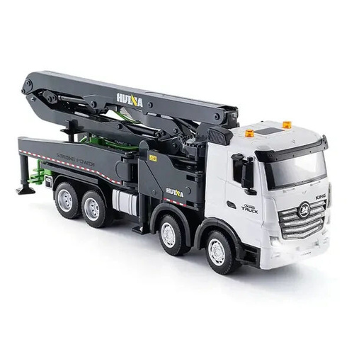 Huina 1:18 Scale R/C Concrete Pump Truck - Grey HN1381-G