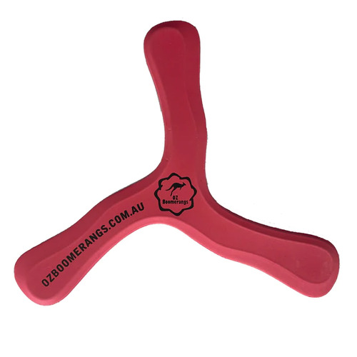 Oz Boomerangs Icerunner Right Handed Outdoor Foam Boomerang [Colour: Red]**