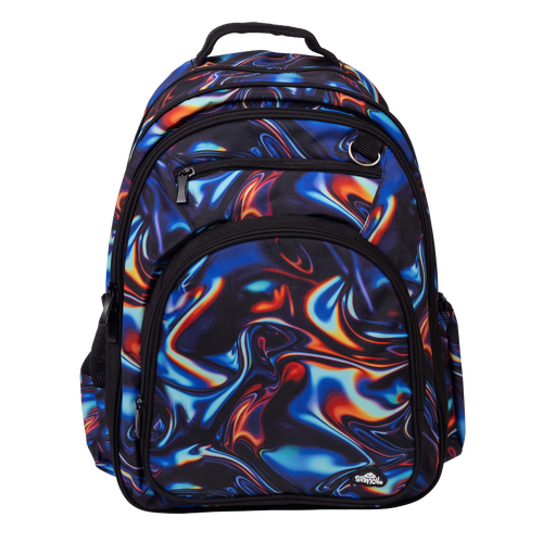 Spencil Big Kids Backpack - Metallic Waves