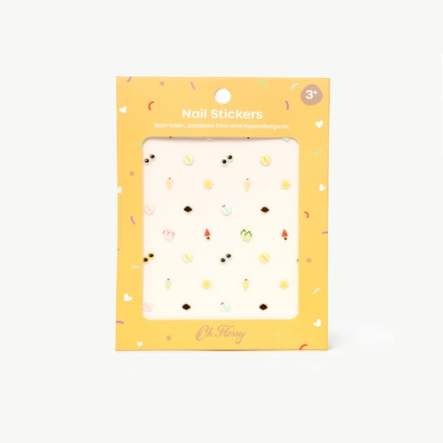 Oh Flossy Nail Stickers - Beach Club NAI02FL