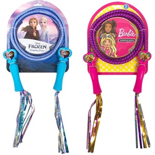 Licensed Skipping Rope Assorted Barbie OR Frozen 830088